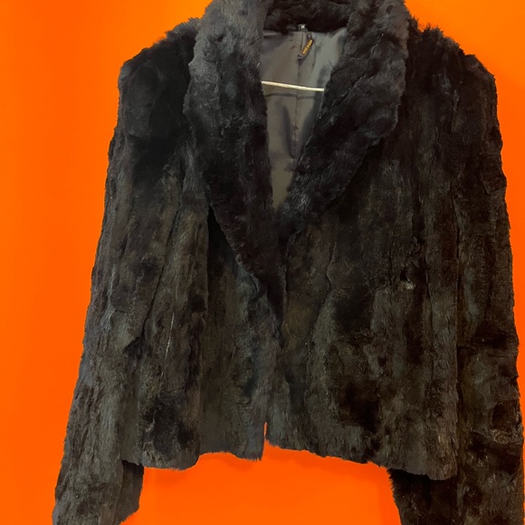 Mafia Black Faux Fur Coat - Picture 2 of 6